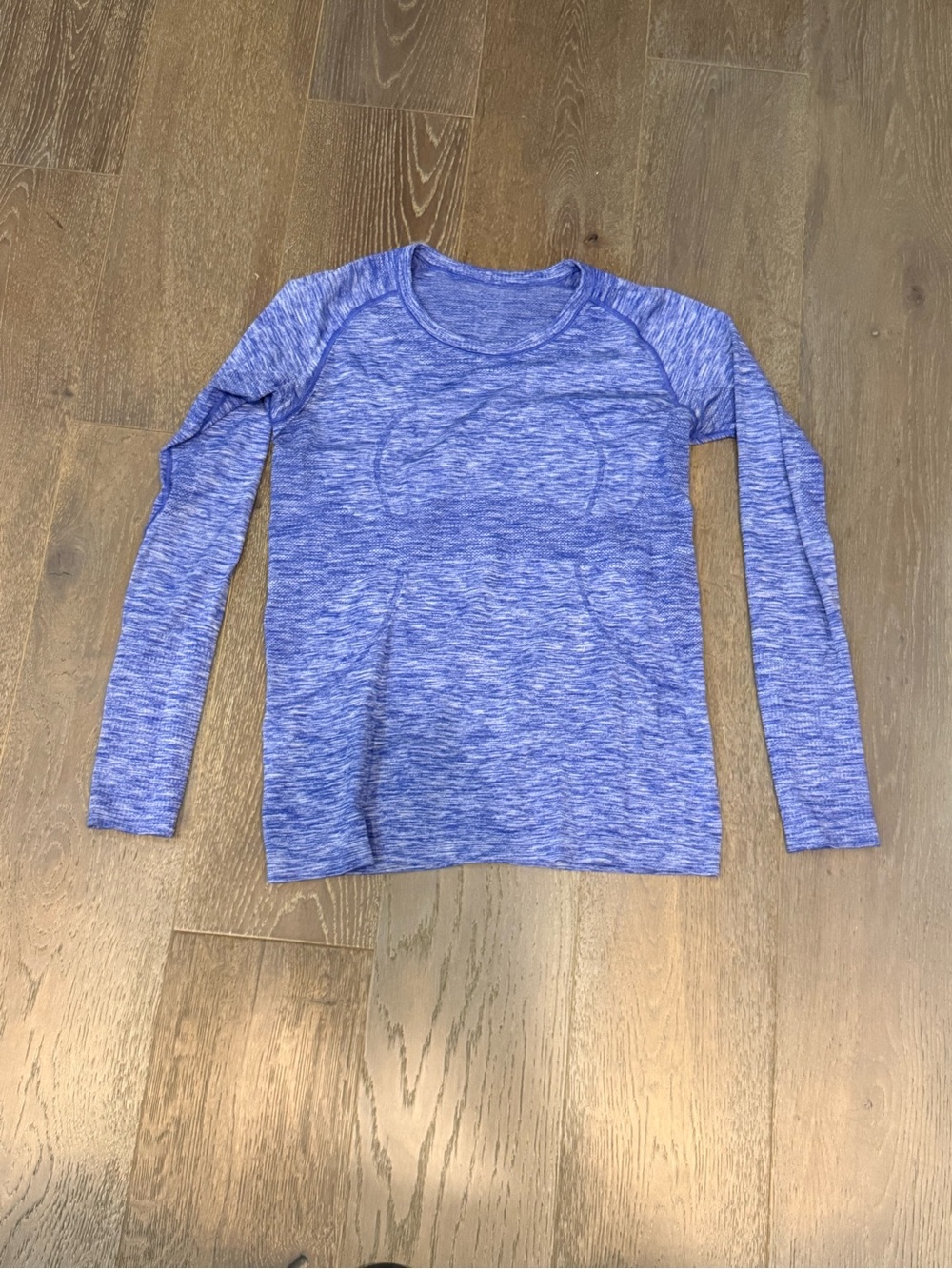 lululemon athletica Heathered Periwinkle Long-Sleeve Seamless Top